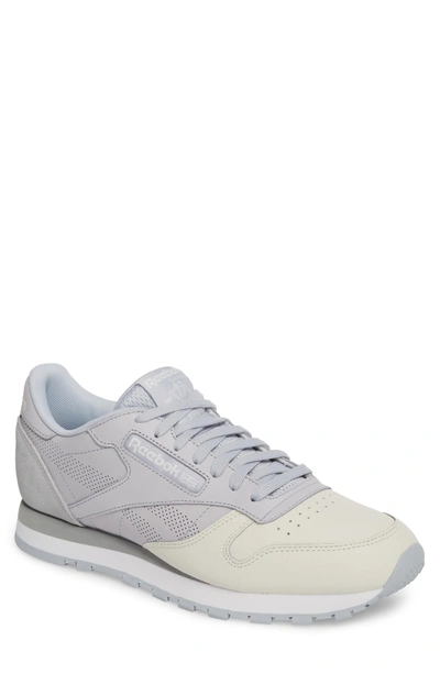 Shop Reebok Classic Leather Ue Sneaker In Grey/ Chalk/ Stark Grey/ White