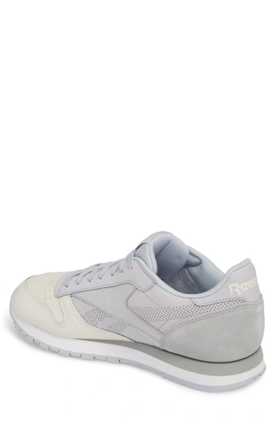 Shop Reebok Classic Leather Ue Sneaker In Grey/ Chalk/ Stark Grey/ White