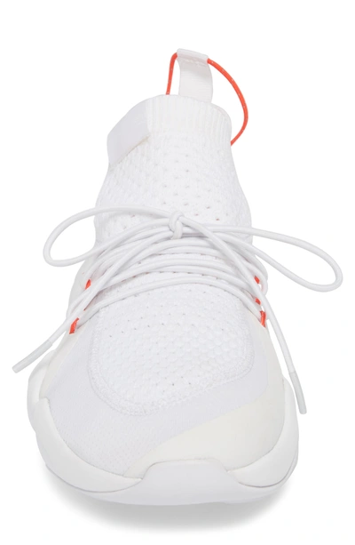 Shop Reebok Dmx Fusion Nr Sneaker In White/ Black/ Neon Cherry