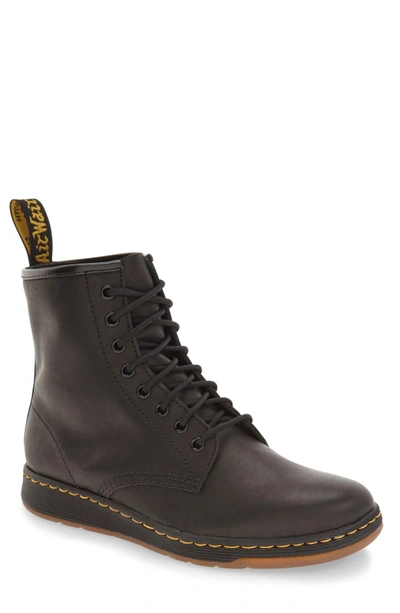 Shop Dr. Martens' 'newton' Boot In Black Leather