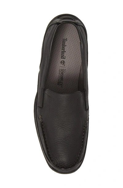 Shop Timberland Sandspoint Venetian Loafer In Jet Black Escape