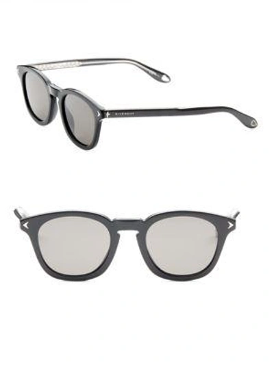 Shop Givenchy Classic Square Sunglasses In Black