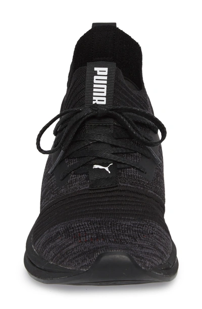 Shop Puma Ignite Limitless Sr Evoknit Sneaker In Black