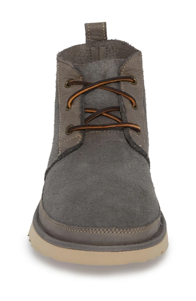 Shop Ugg Neumel Unlined Chukka Boot In Charcoal Leather
