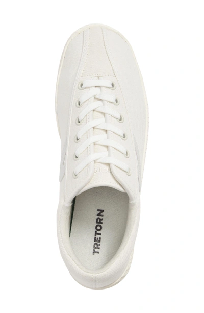 Shop Tretorn Nylite Plus Sneaker In White/ White/ White Canvas