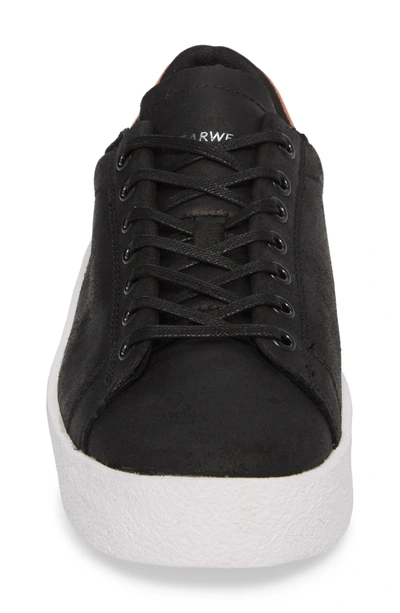 Shop Clearweather Jones Platform Sneaker In Black Leather