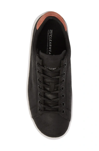 Shop Clearweather Jones Platform Sneaker In Black Leather