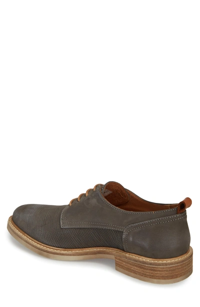 Shop Pajar River Cafe Embossed Plain Toe Derby In Anthracite