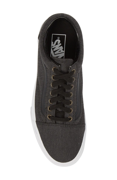 Shop Vans Old Skool Sneaker In Black/ True White