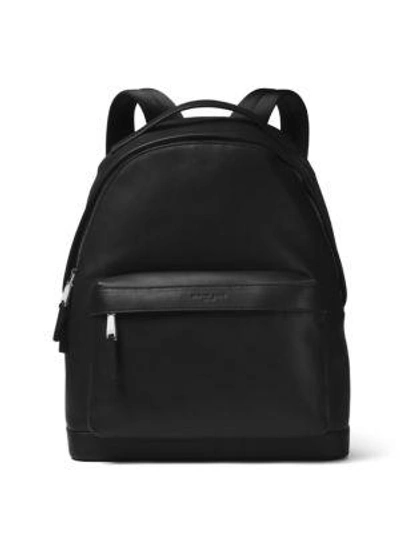 Shop Michael Kors Leather Backpack In Black