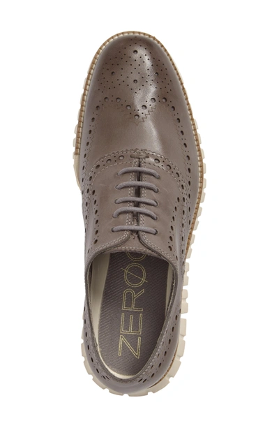 Shop Cole Haan 'zerogrand' Wingtip Oxford In Ironstone Leather