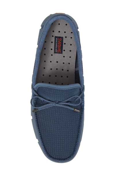 Shop Swims Washable Driving Loafer In Slate/ Grey Fabric