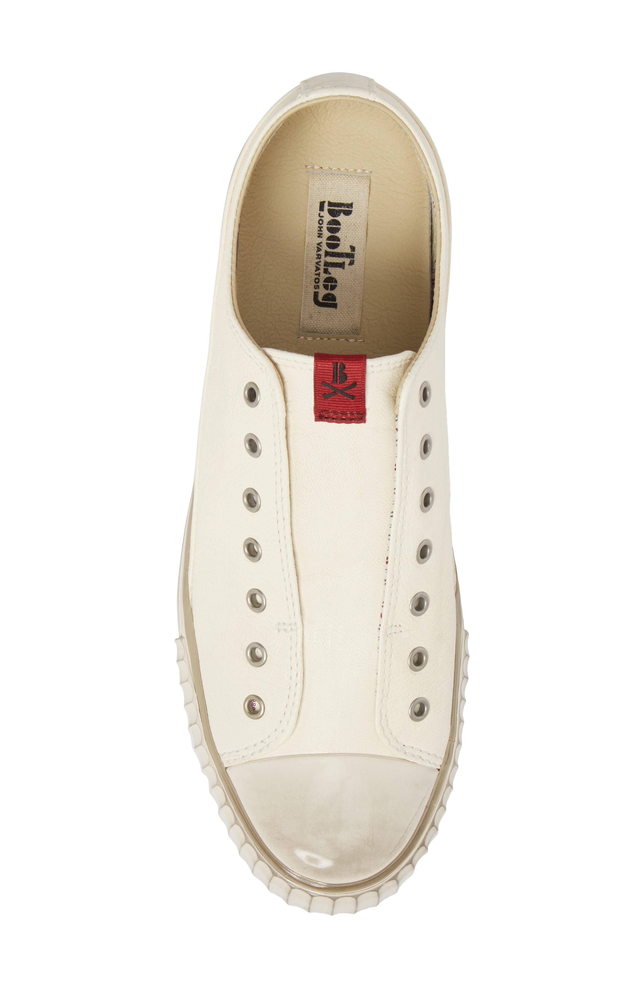 John Varvatos Men's Laceless Low top Leather Sneakers In John Varvatos Men's Laceless Low top Leather Sneakers In