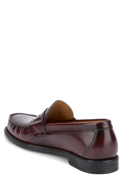 Shop G.h. Bass & Co. Wagner Penny Loafer In Burgundy