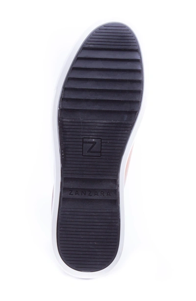 Shop Zanzara Music Low Top Sneaker In Cognac Leather