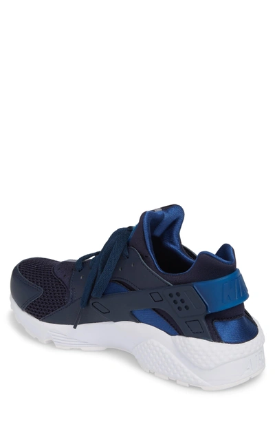 Shop Nike 'air Huarache' Sneaker In Obsidian/ Gym Blue