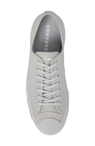 Shop Converse Jack Purcell Marble Wash Sneaker In Ash Grey Leather