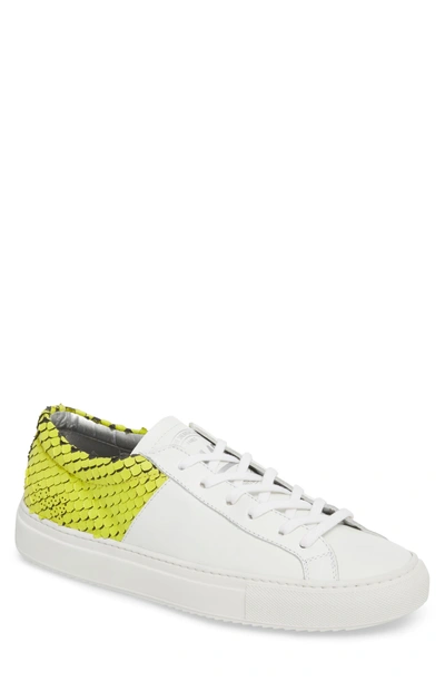 Shop P448 Onec Textured Low Top Sneaker In Python White