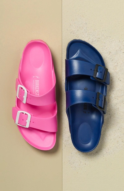 Shop Birkenstock Essentials - Arizona Slide Sandal In Scuba Yellow