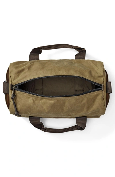 Shop Filson Small Field Duffle Bag In Dark Tan/ Brown