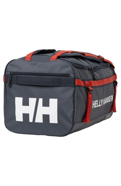 Shop Helly Hansen New Classic Small Duffel Bag - Black In Graphite