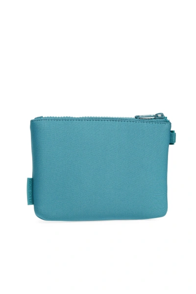 Shop Dagne Dover Scout Small Zip Top Pouch - Blue/green In Palm