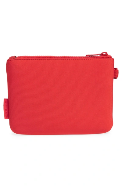 Shop Dagne Dover Scout Small Zip Top Pouch - Red In Poppy