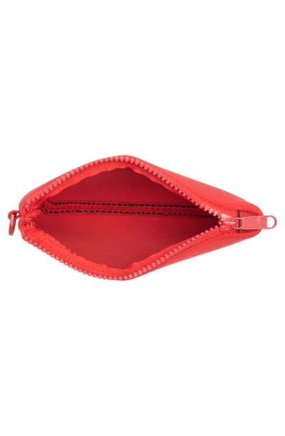 Shop Dagne Dover Scout Small Zip Top Pouch - Red In Poppy