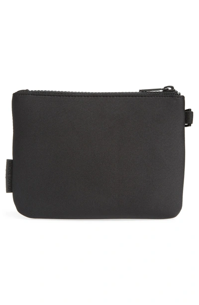 Shop Dagne Dover Scout Small Zip Top Pouch In Onyx