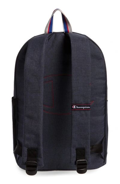 Shop Champion Supercize Backpack - Blue In Navy Heather