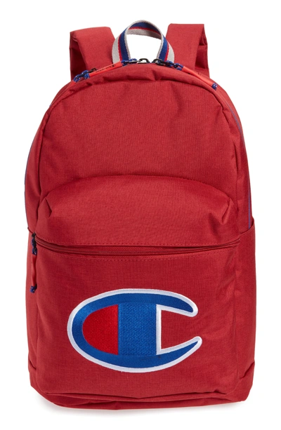Shop Champion Supercize Backpack In Scarlet Heather