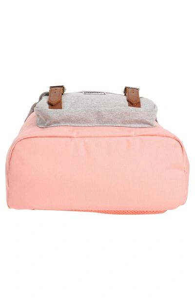 Shop Herschel Supply Co Little America - Mid Volume Backpack - Pink In Peach/ Light Grey