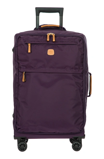 Shop Bric's X-bag 25-inch Spinner Suitcase In Violet