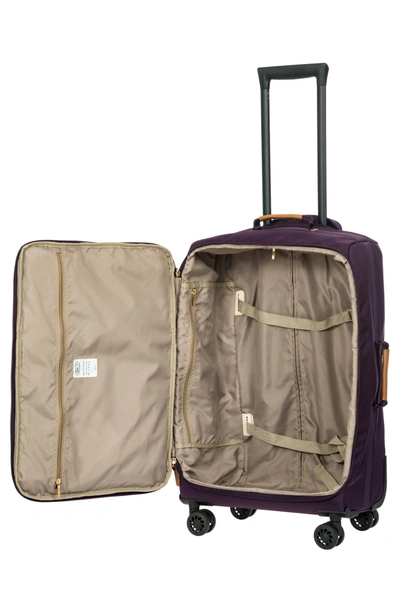 Shop Bric's X-bag 25-inch Spinner Suitcase In Violet