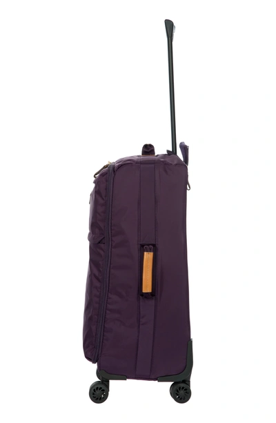 Shop Bric's X-bag 25-inch Spinner Suitcase In Violet