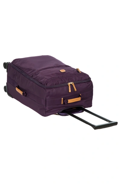 Shop Bric's X-bag 25-inch Spinner Suitcase In Violet