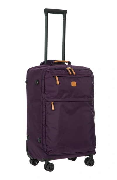 Shop Bric's X-bag 25-inch Spinner Suitcase In Violet
