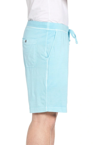 Shop Daniel Buchler Peruvian Pima Cotton Lounge Shorts In Bright Blue