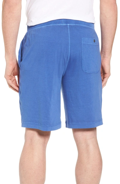 Shop Daniel Buchler Peruvian Pima Cotton Lounge Shorts In Cobalt Blue