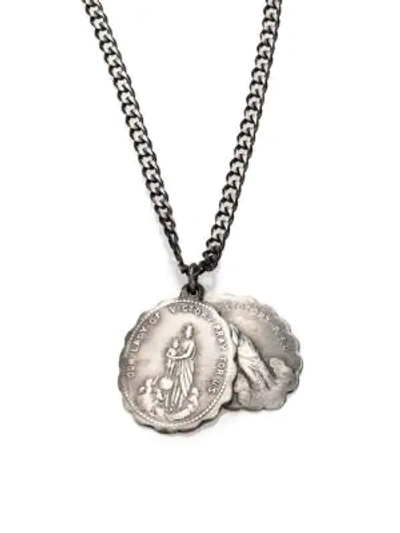 Shop Miansai Saints Necklace In Silver