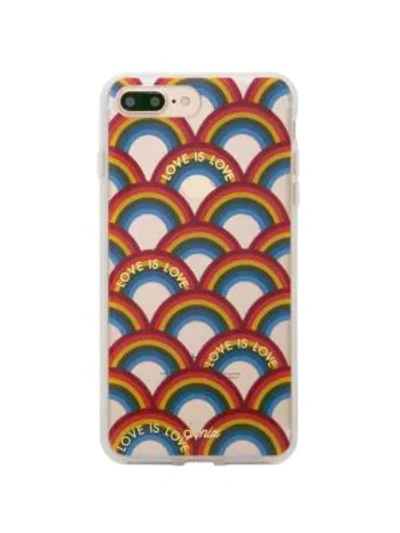 Shop Sonix Love Is Love Rainbow Printed Iphone 7 Plus Case In Multi