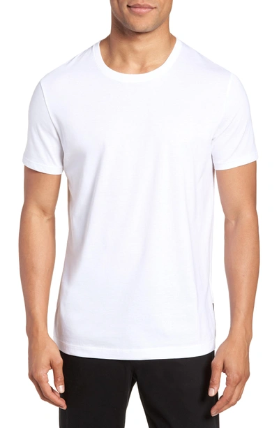 Shop Hugo Boss Tiburt Regular Fit Crewneck T-shirt In White