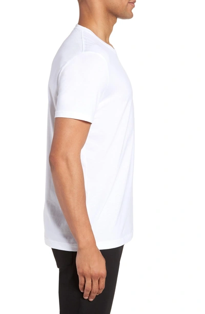 Shop Hugo Boss Tiburt Regular Fit Crewneck T-shirt In White