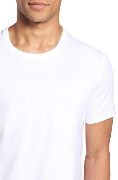 Shop Hugo Boss Tiburt Regular Fit Crewneck T-shirt In White