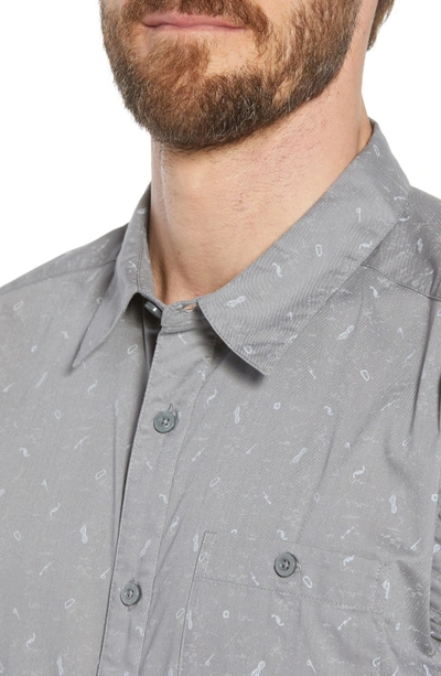 Shop Patagonia 'go To' Slim Fit Short Sleeve Sport Shirt In Rockwall/ Feather Grey