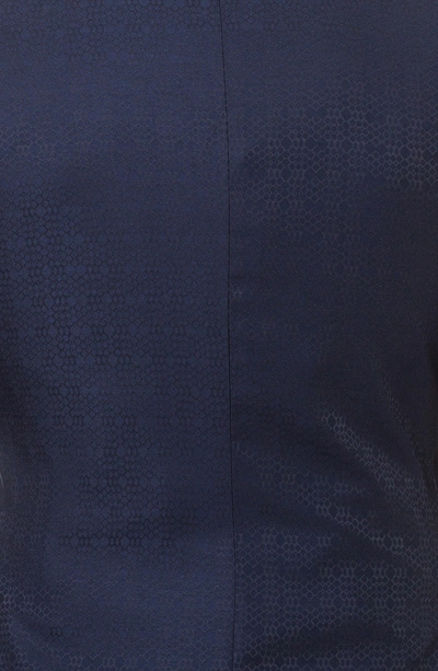 Shop Maceoo Socrate Scale Textured Sport Coat In Blue