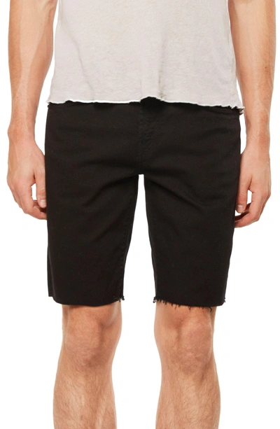 Shop J Brand Eli Cutoff Denim Shorts In Black