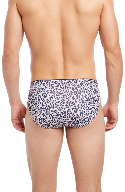 Shop 2(x)ist Sliq Micro Briefs In Cheetah Print English Rose