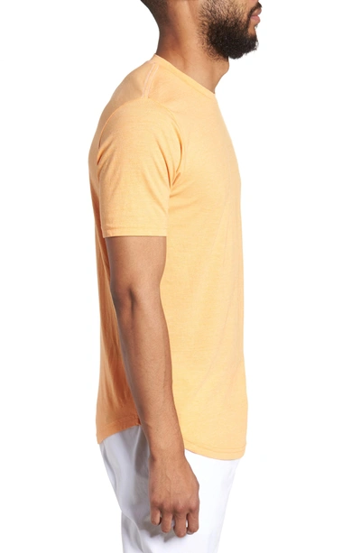 Shop Goodlife Triblend Scallop Crewneck T-shirt In Mock Orange