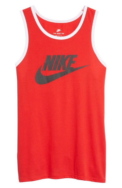 Nike 'ace Sportswear Logo' Graphic Tank In University Red | ModeSens